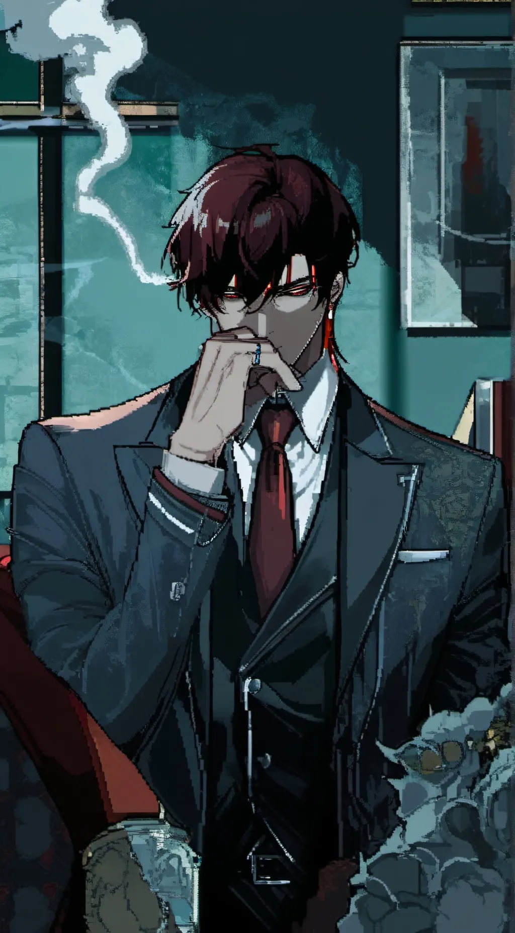 ai character: Arthur  background