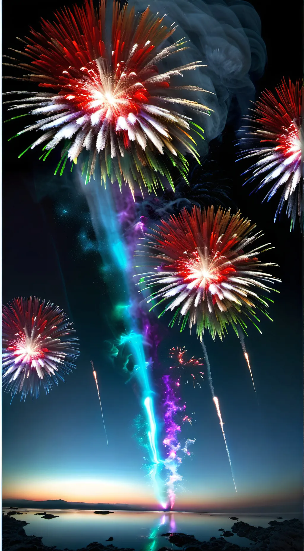 ai character: FPE NEW YEAR 2026 background