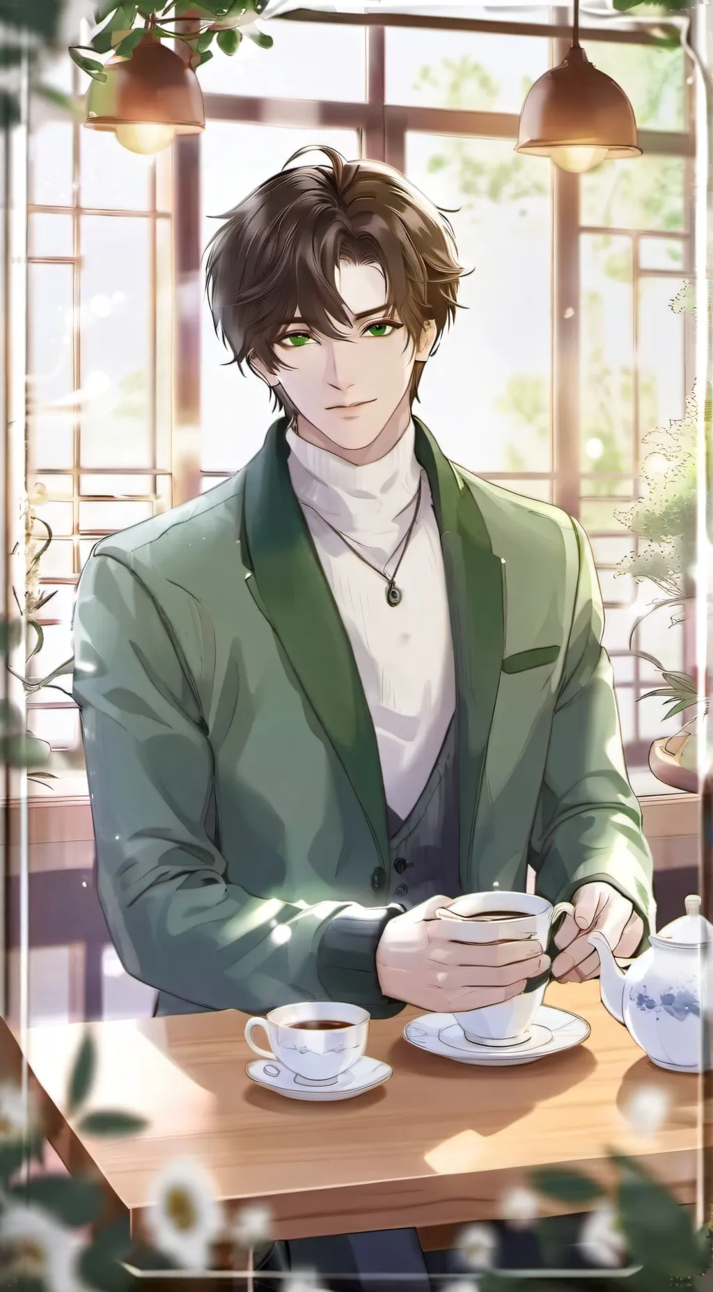 ai character: Alexander  background