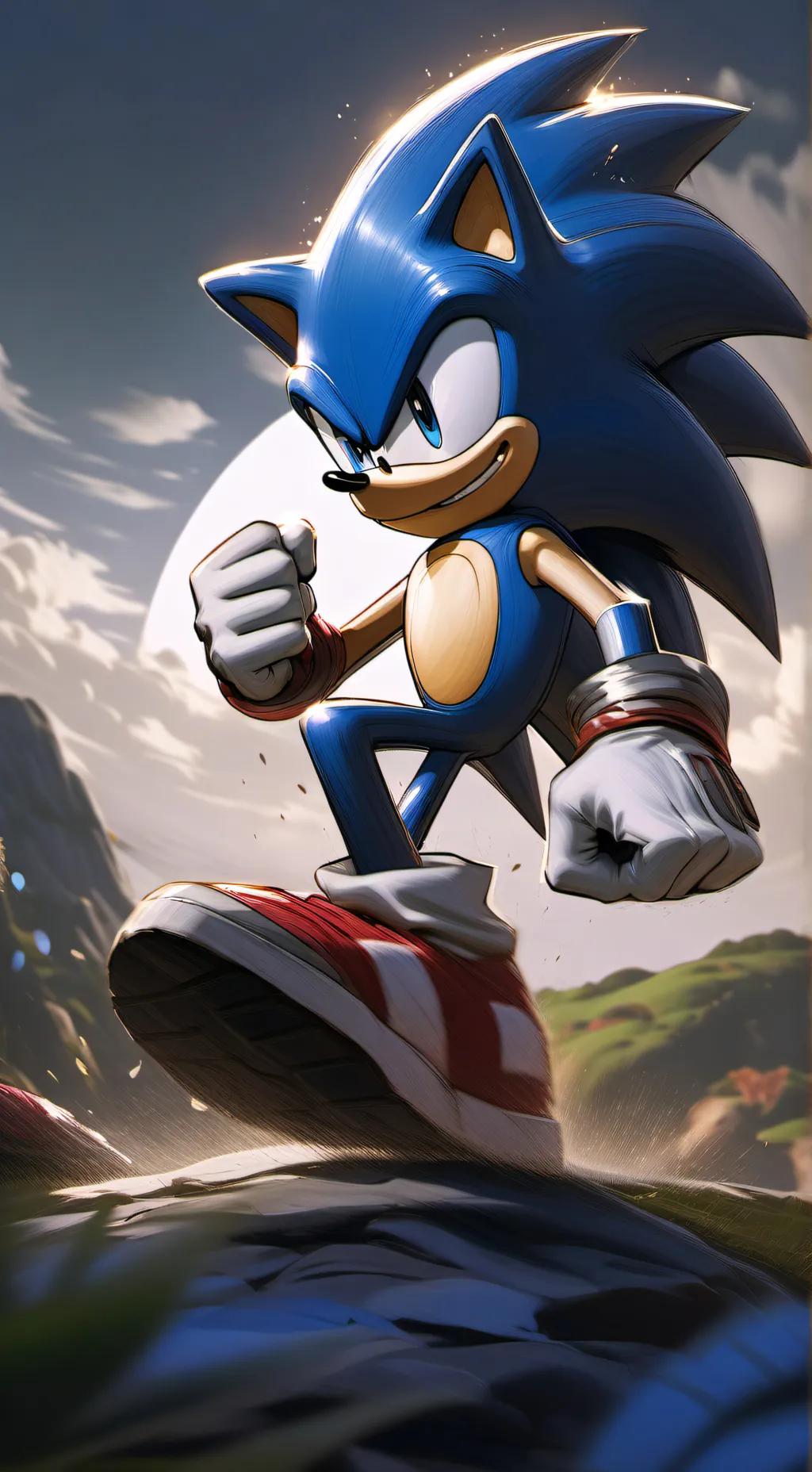 ai character: Sonic crew smih background