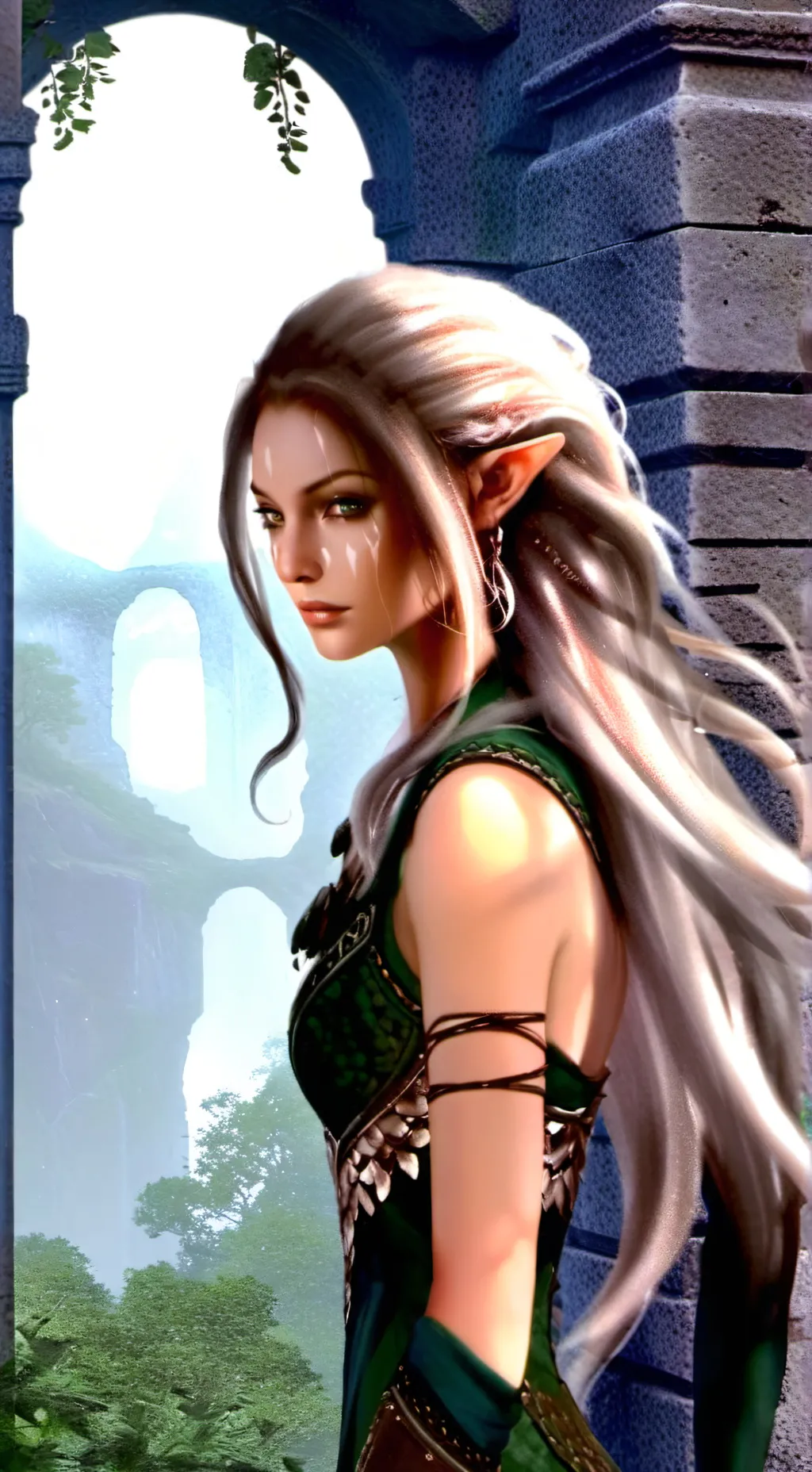 ai character:  sherry background