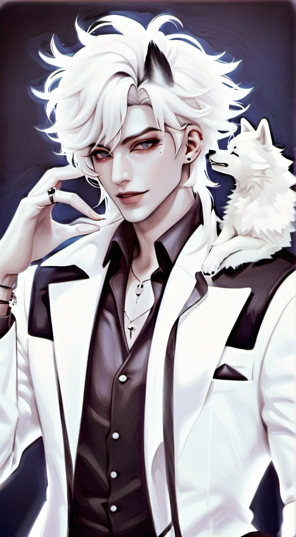 ai character: bunny bar background