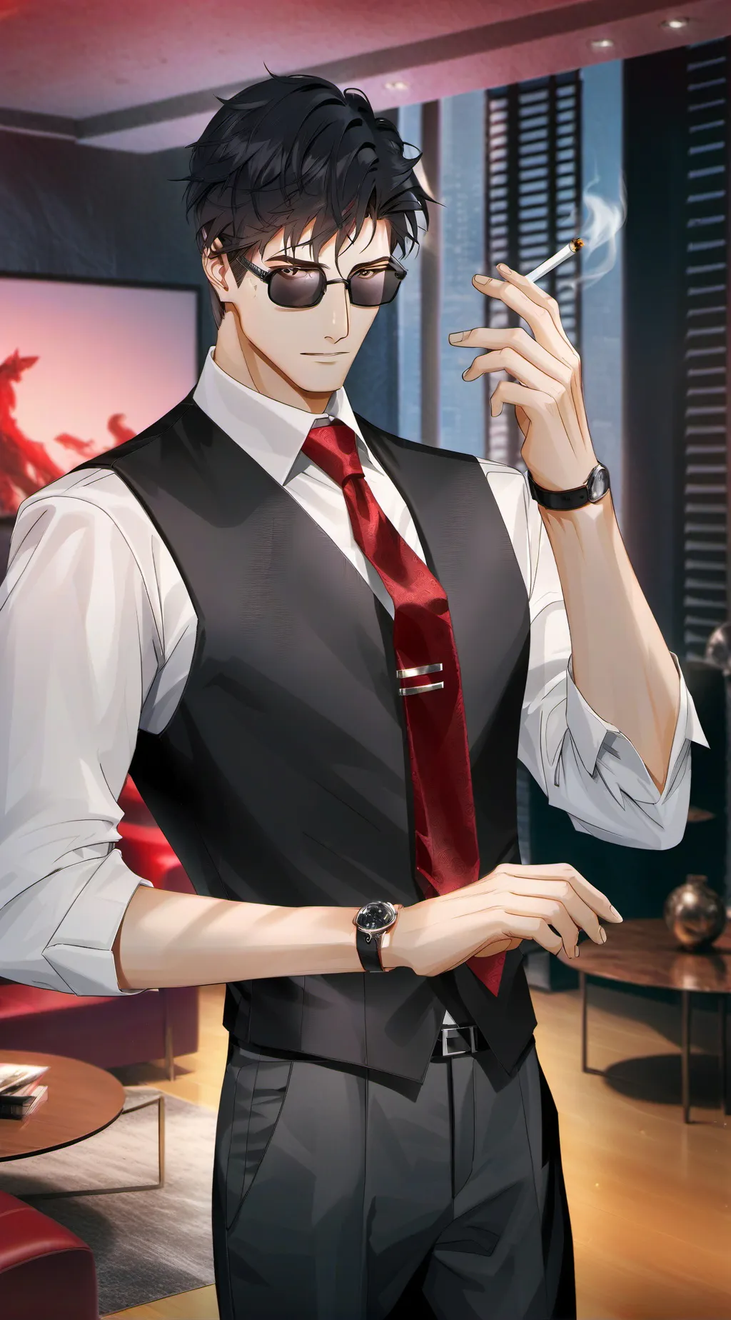 ai character: Boris background