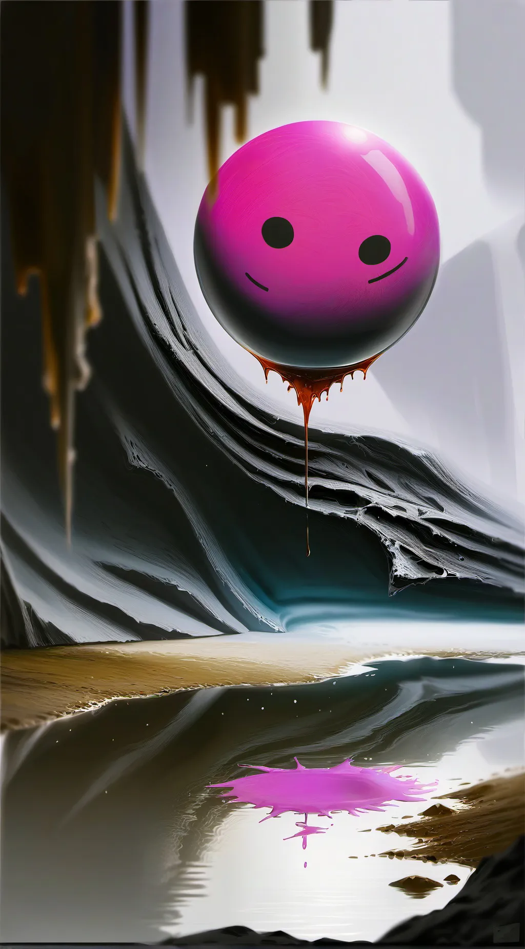 ai character: a sus balloon  background