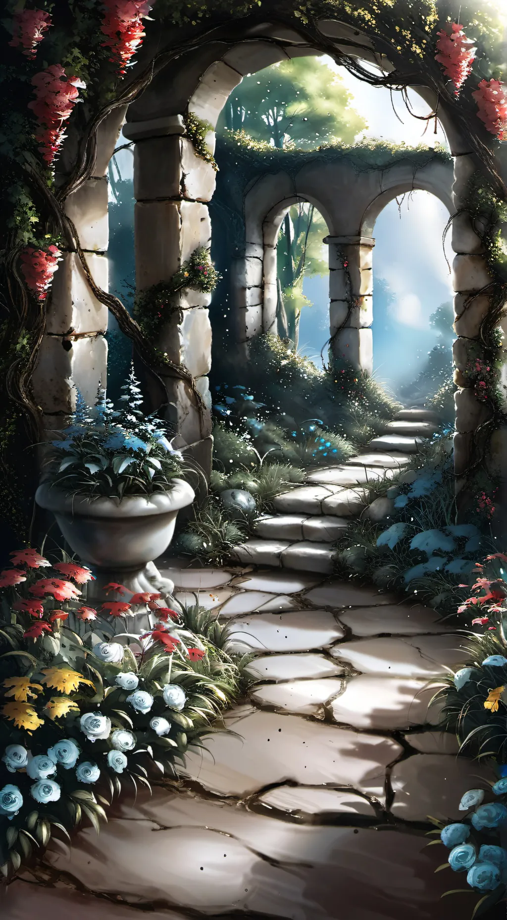 ai character: Mirelle Thorne. background