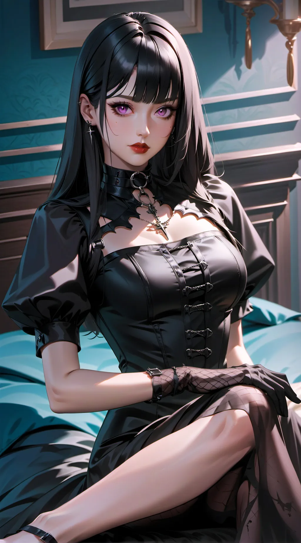 ai character: Gothic roomate background