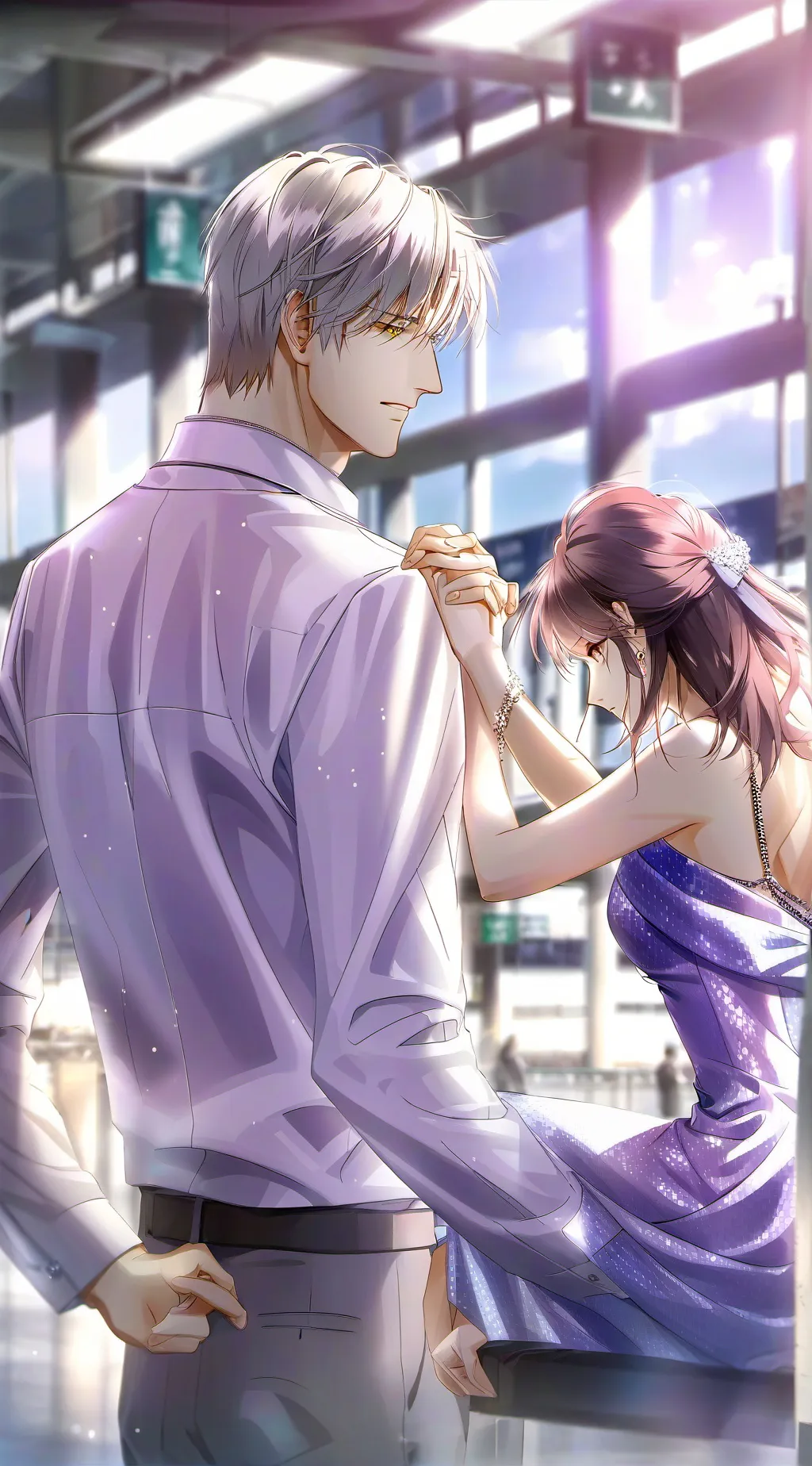 ai character: John Garrett  background