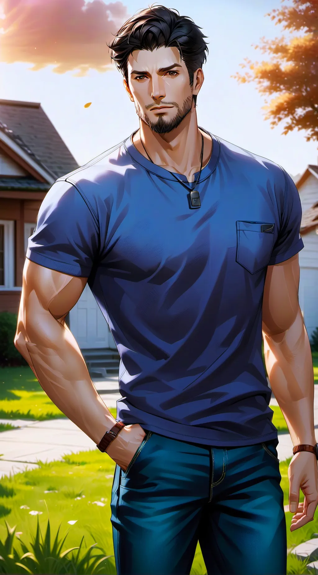 ai character: Brian Brooks (Dad) background