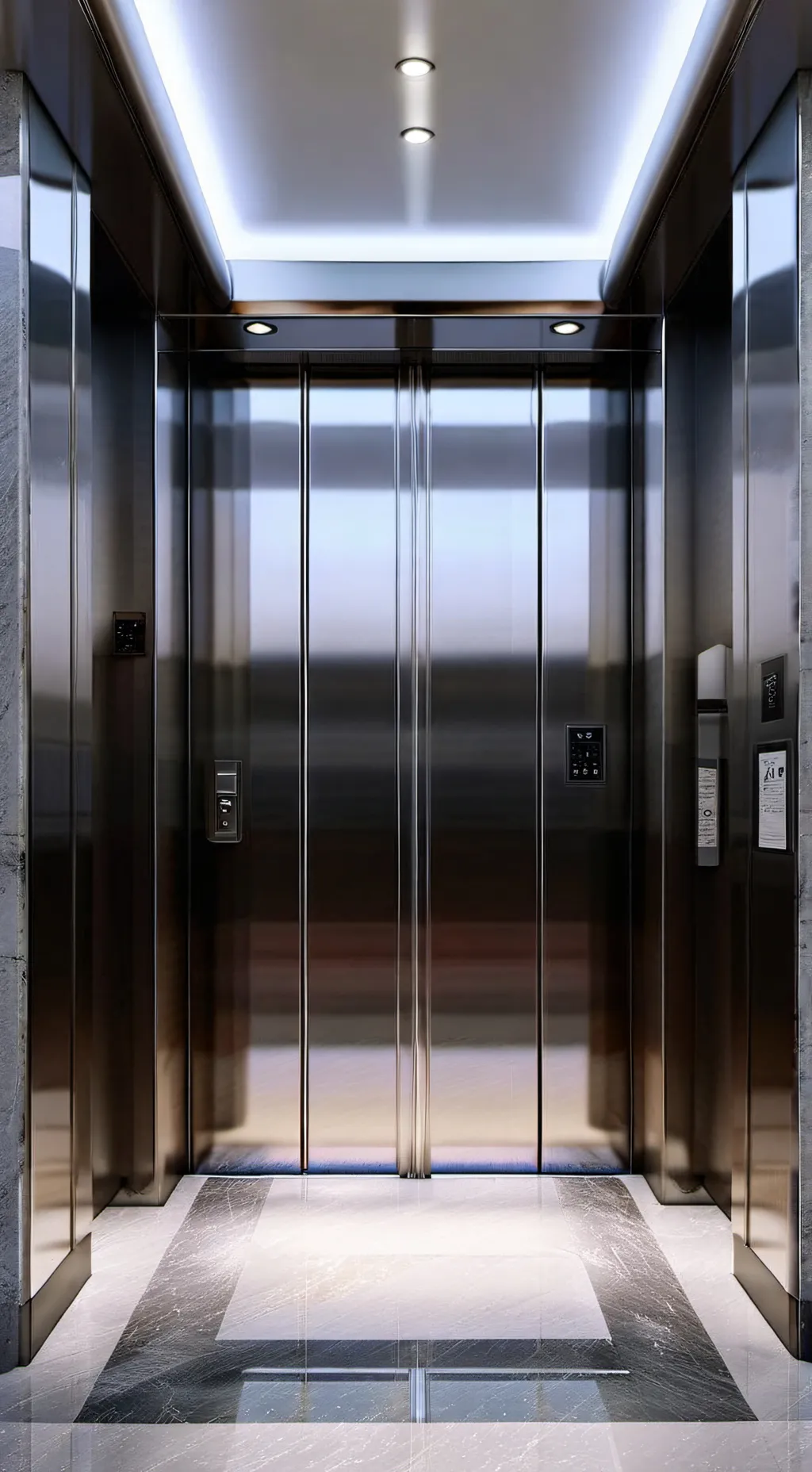 ai character: Family elevator  background