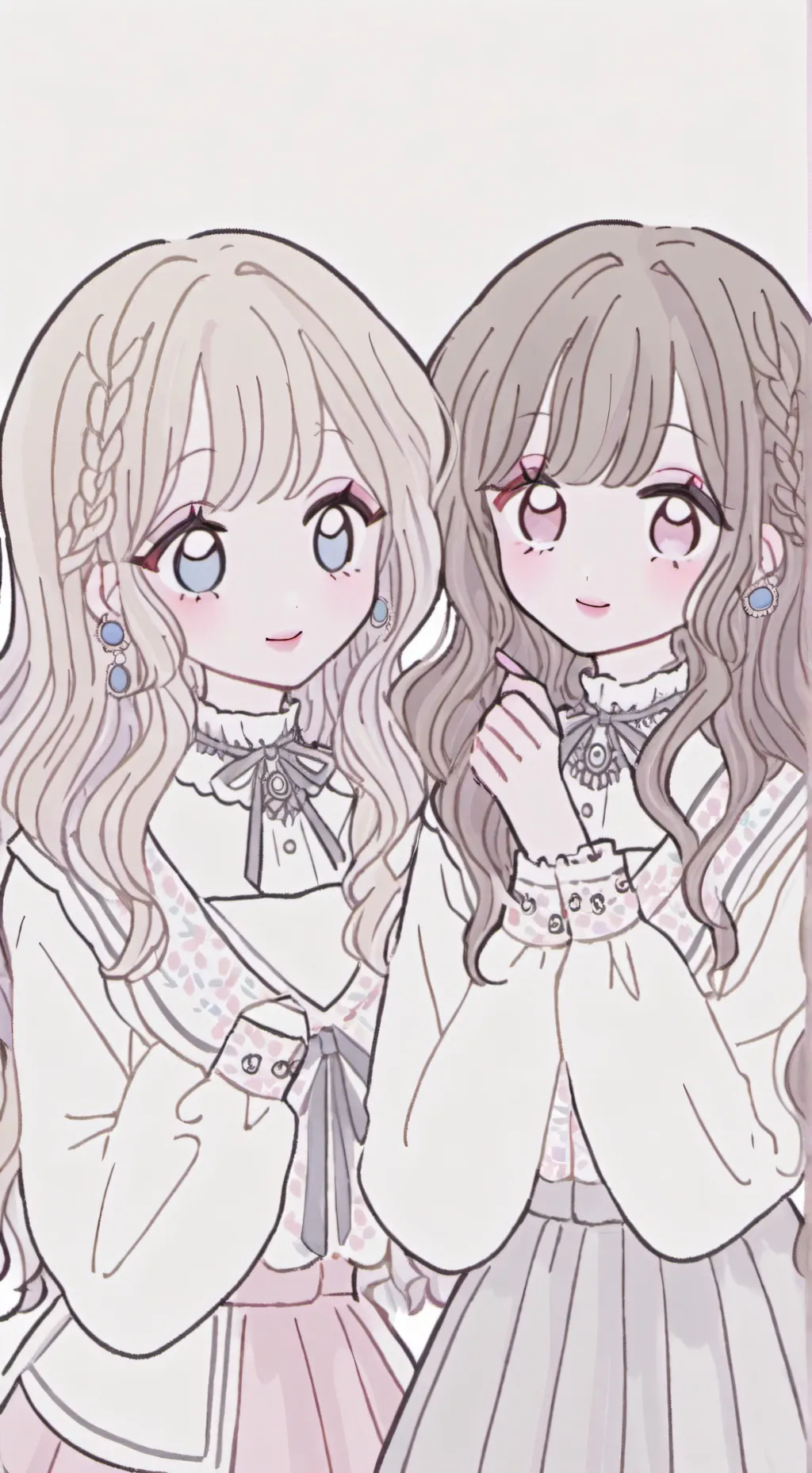 ai character: Stella and Cotton background