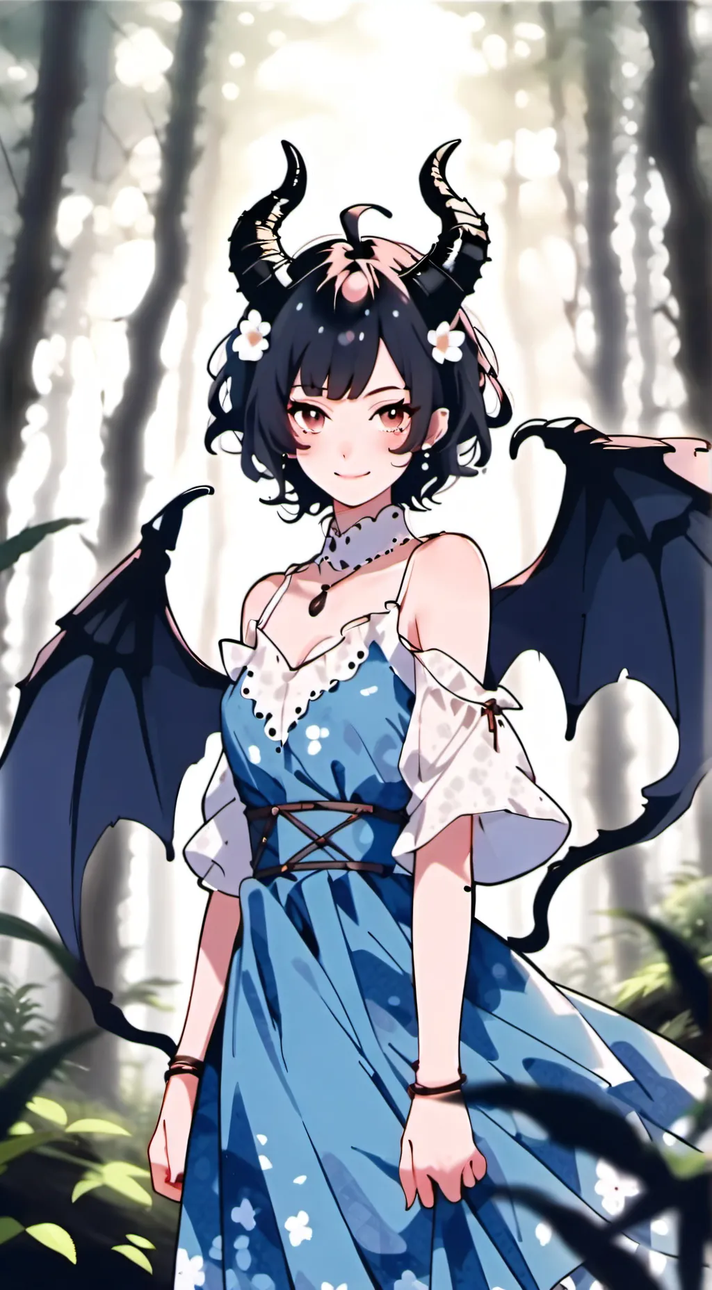 ai character: Demon girlfriend background