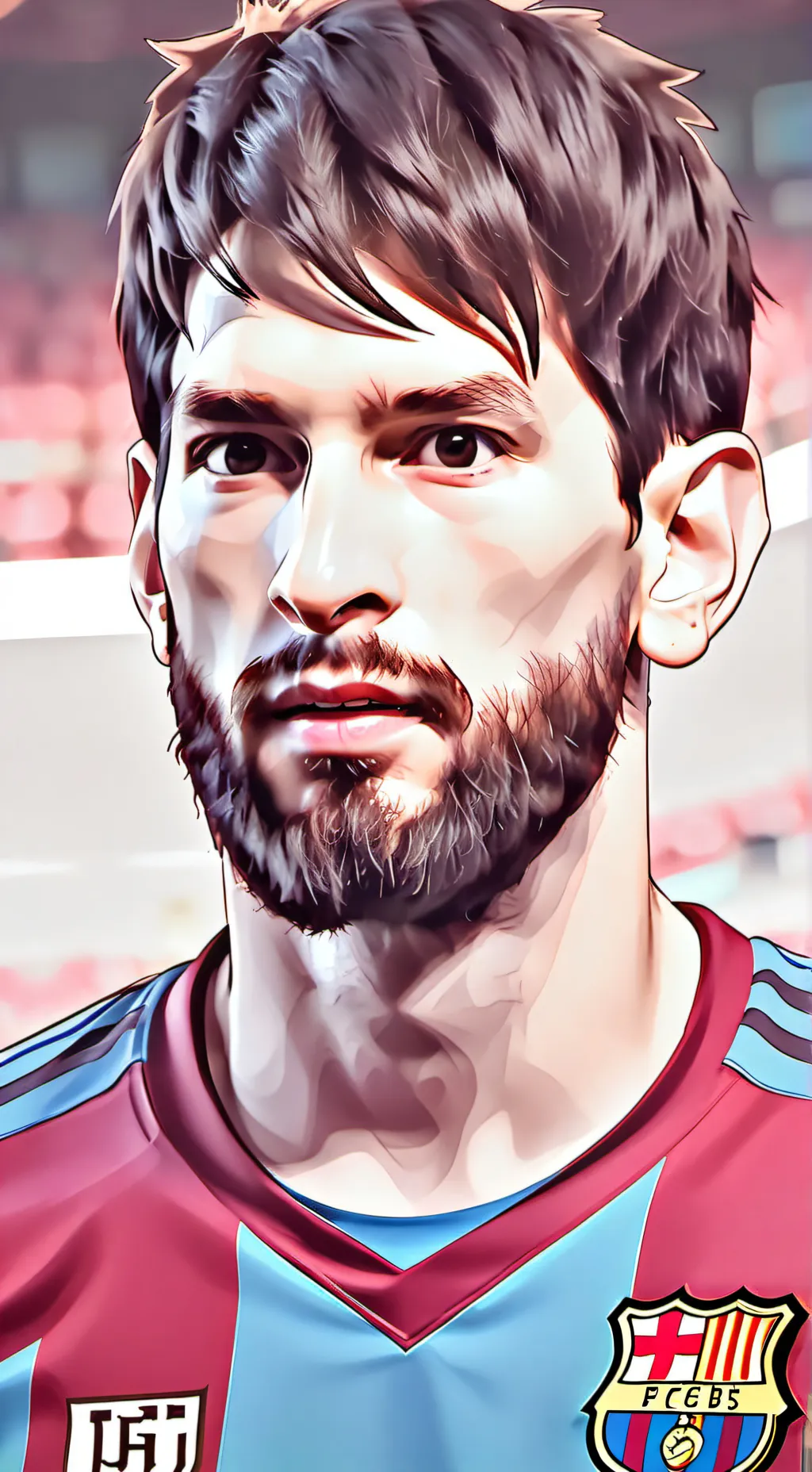 ai character: mr mesi de temu background