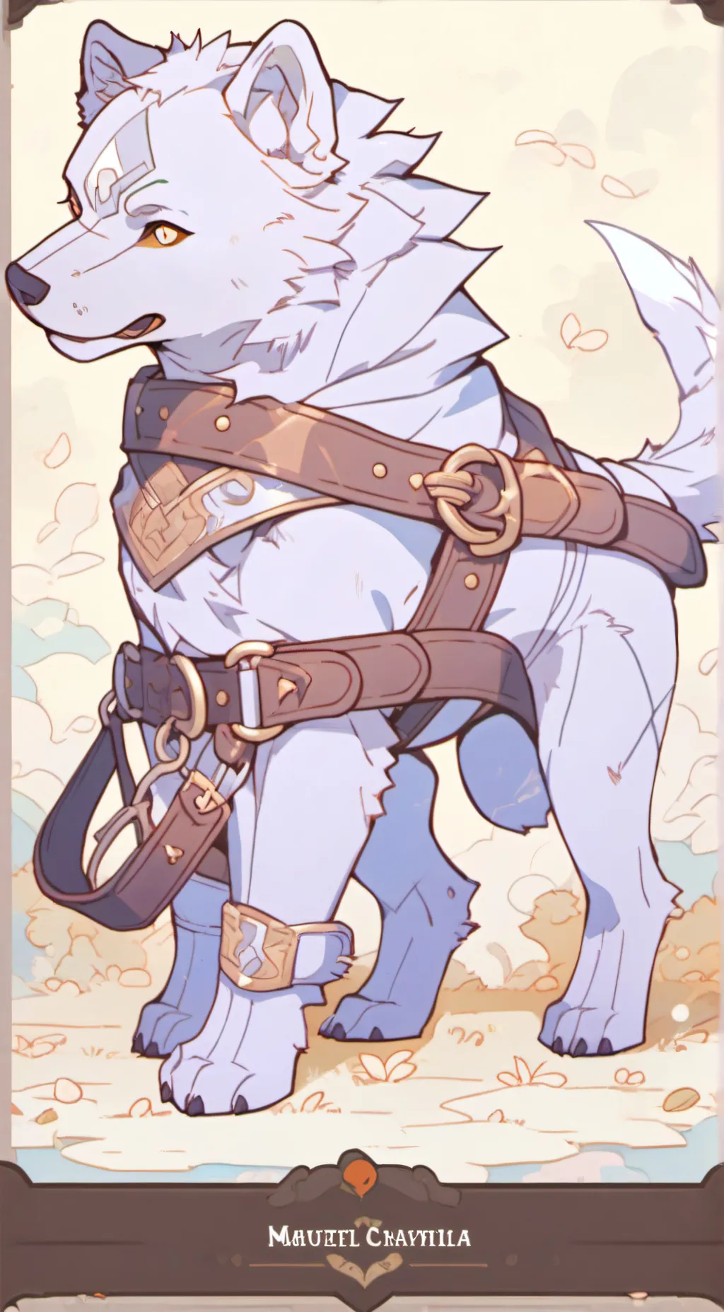 ai character: ur dog vs a karen background