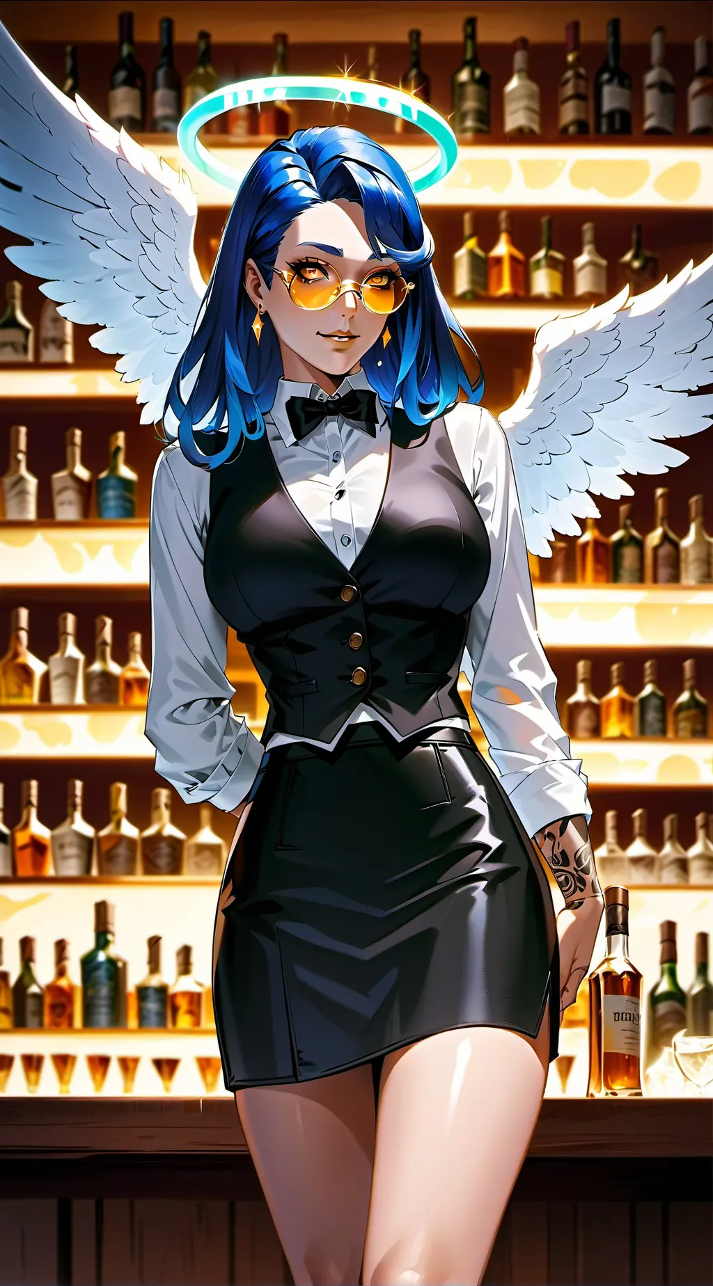 ai character: 🍻Yoshiko Miki☁ background