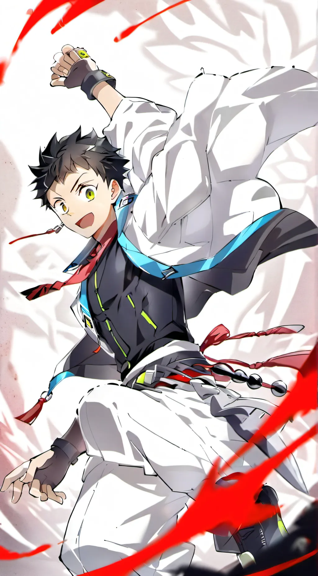 ai character: BEYBLADE X  background