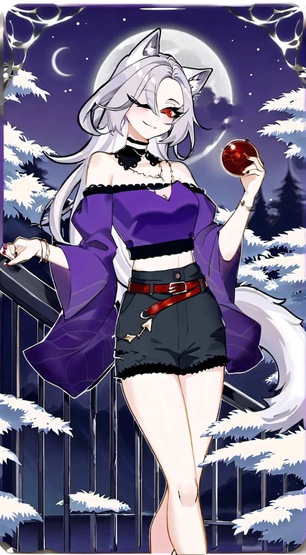 ai character: Luna background
