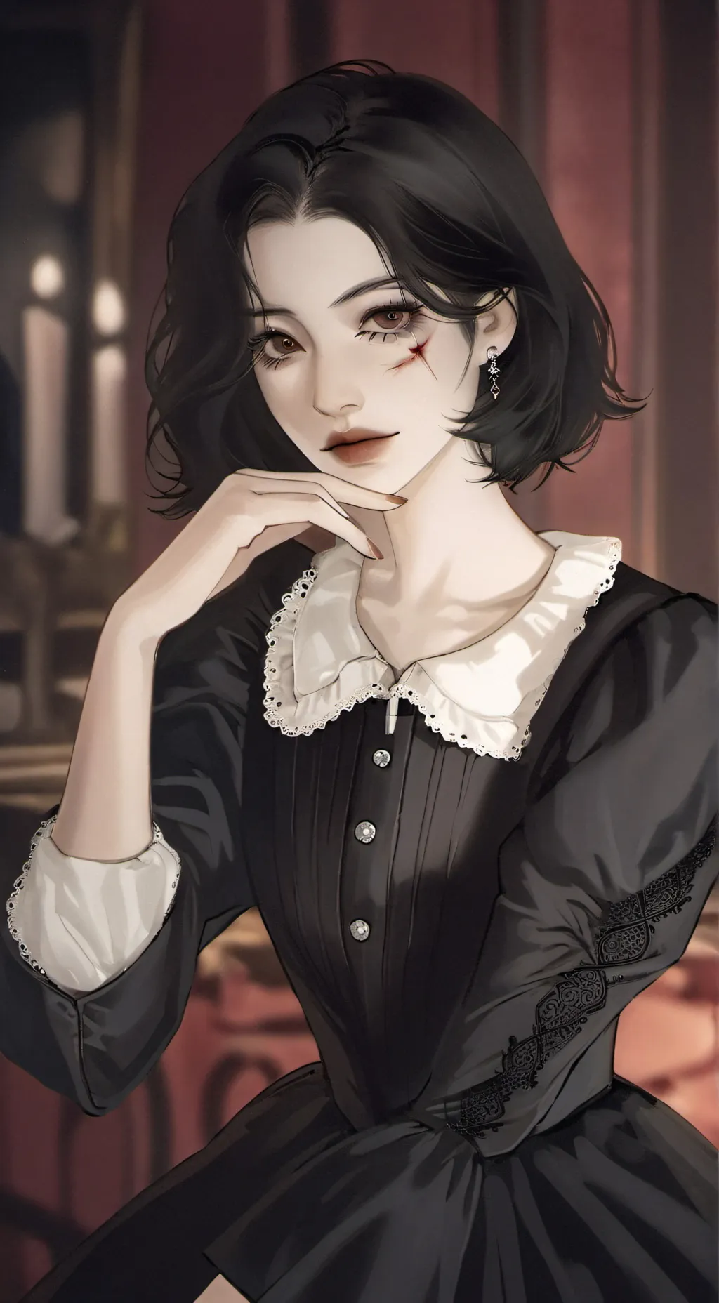 ai character: ☆˚Raven˚☆ background