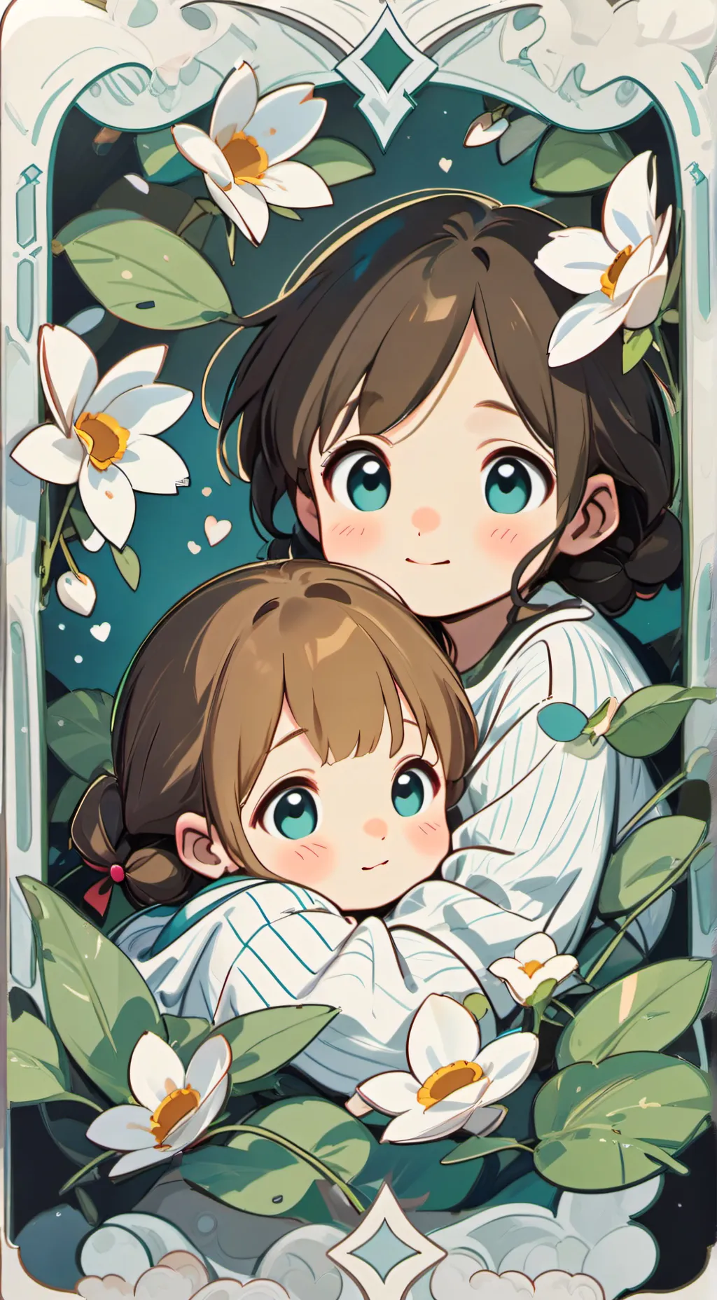 ai character: ava and avy background