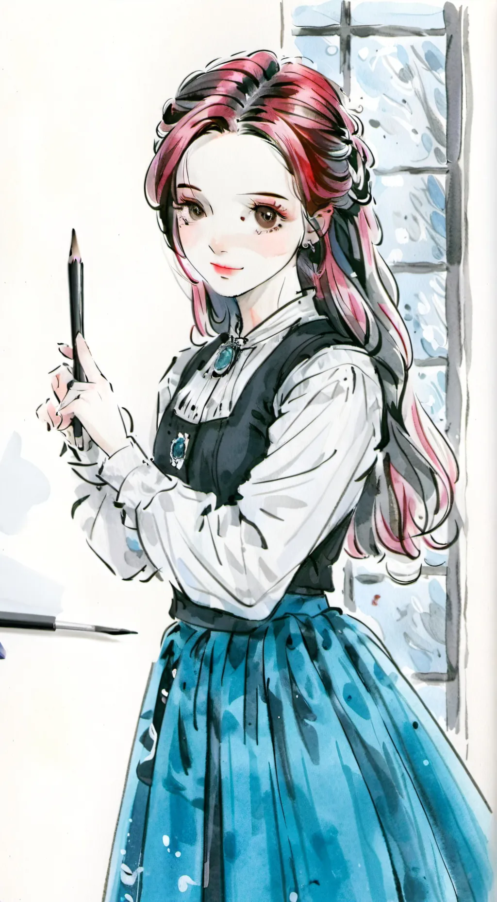 ai character: ☆Elarie Maria☆ background