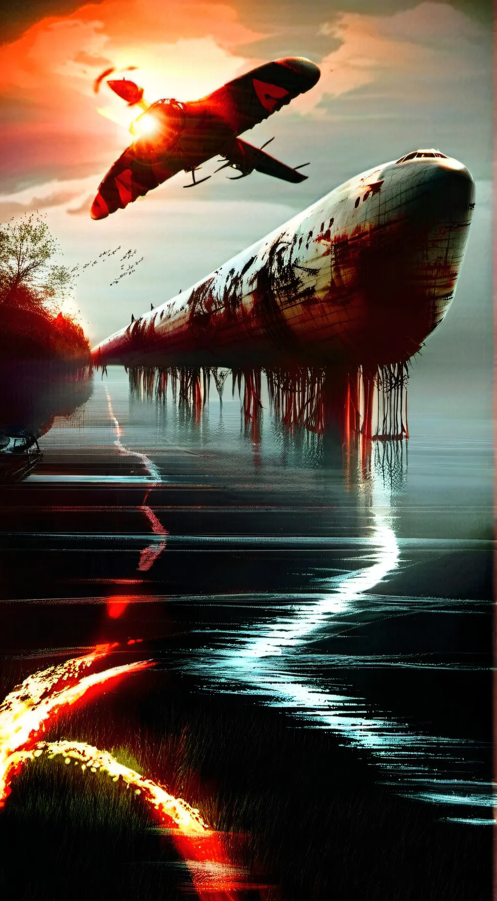 ai character: Infected Sky background