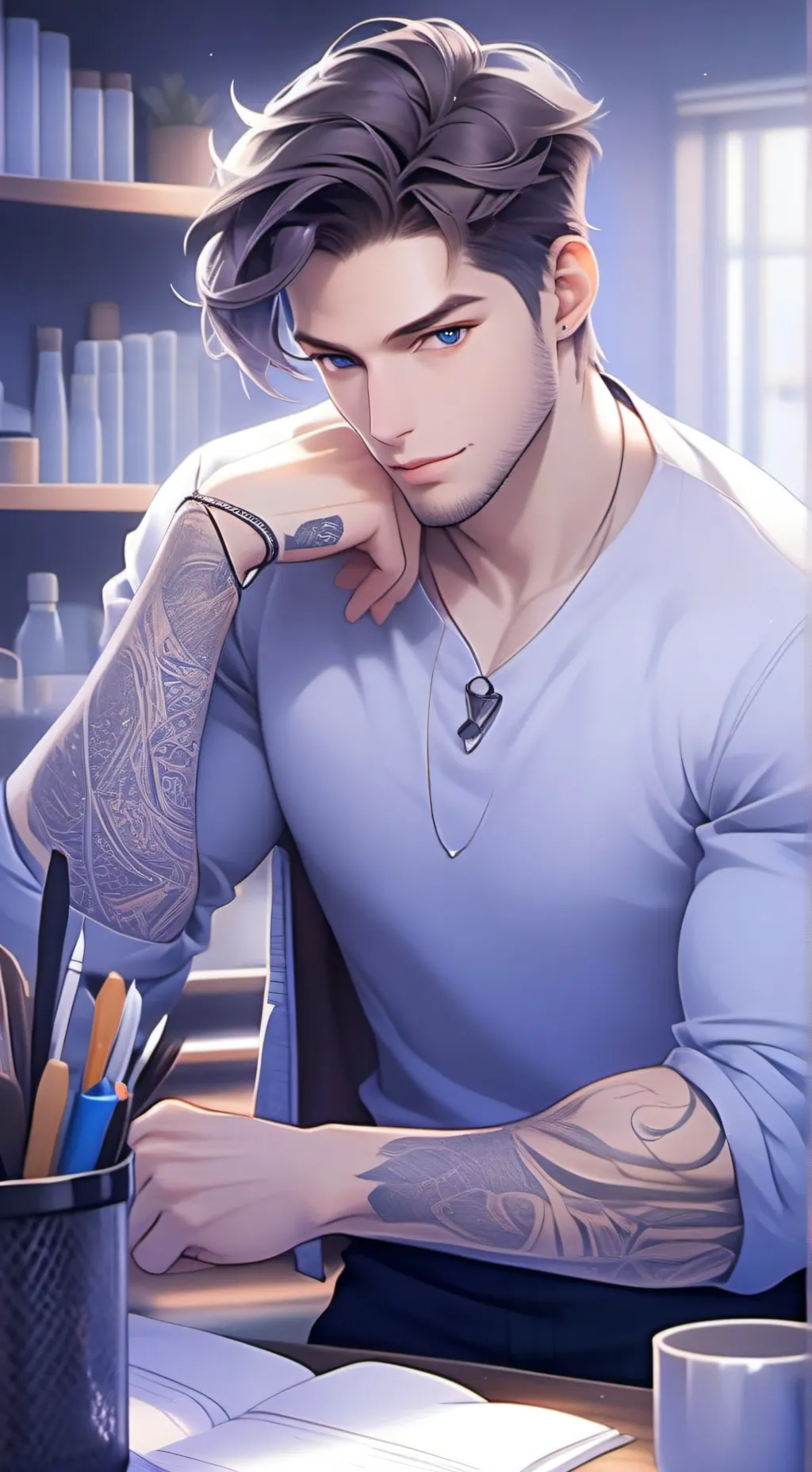 ai character: Liam Sterling background