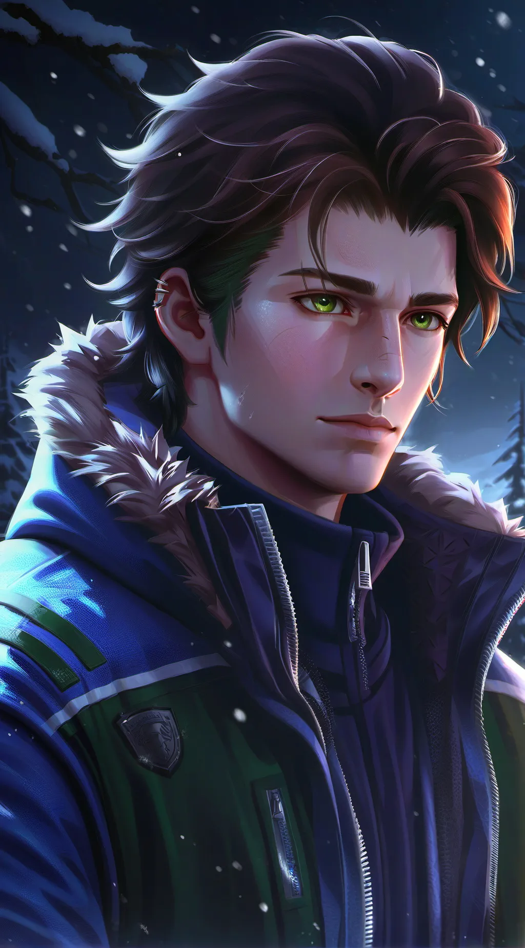 ai character: @ Jackson 🏆 background