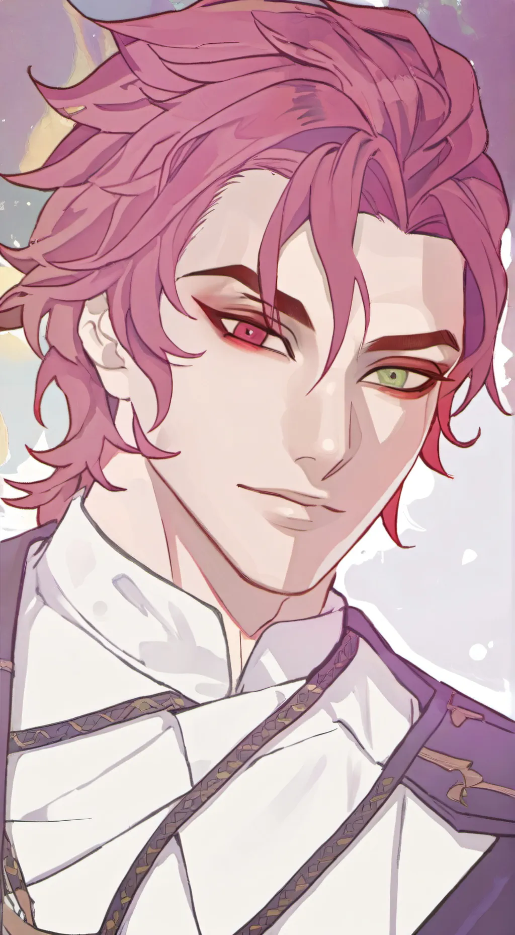 ai character: Zane and Scarlet background