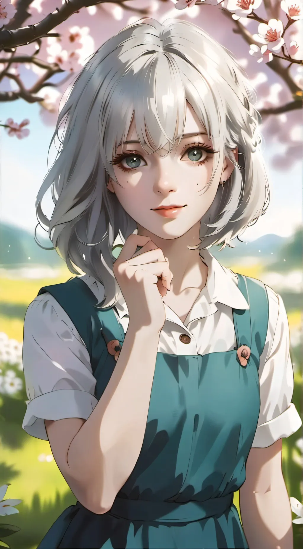 ai character: Shoto sister. background