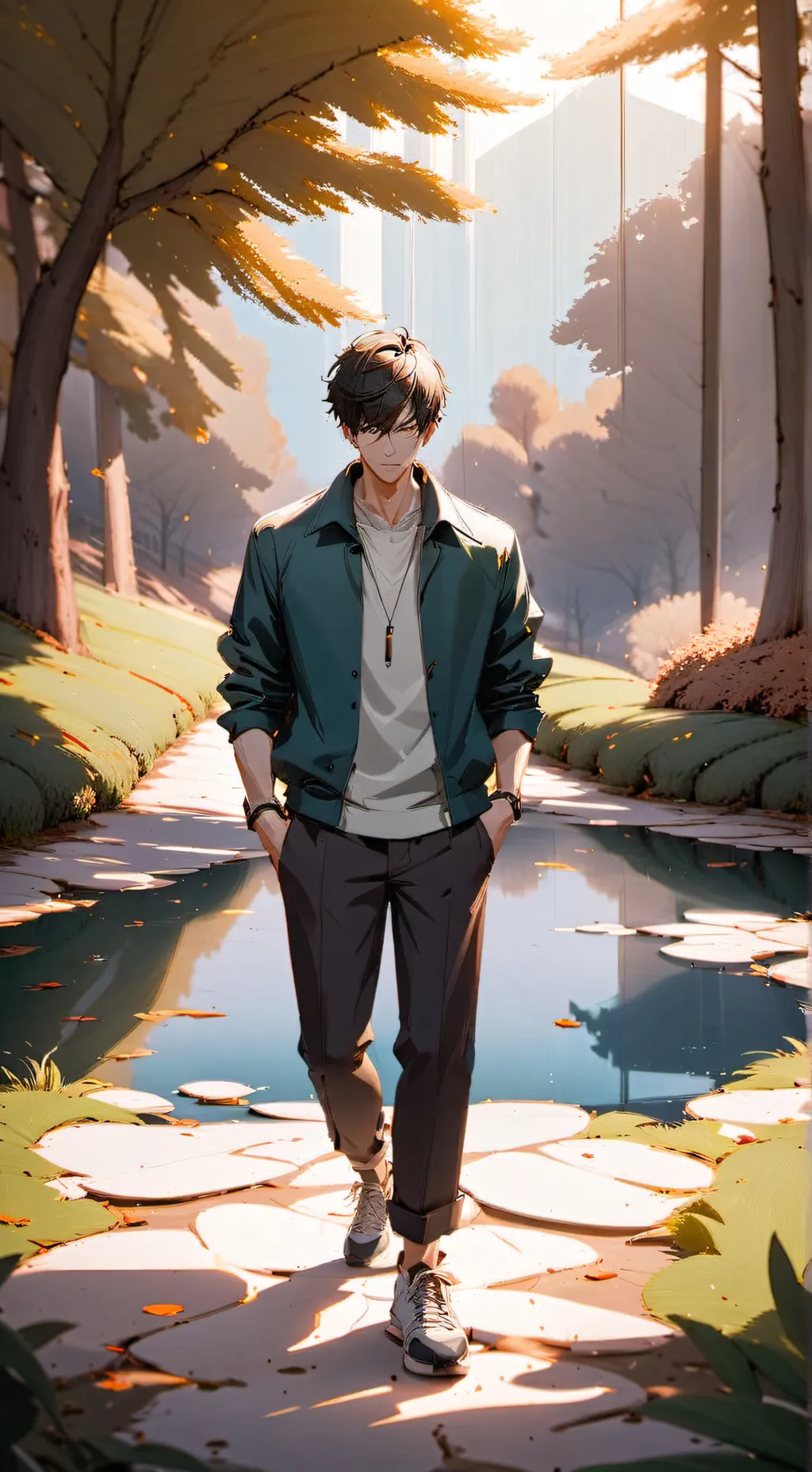 ai character: Jaden  background