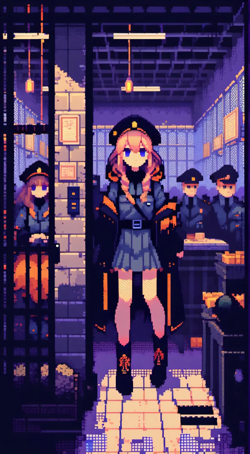 ai character: {all girls prison} background