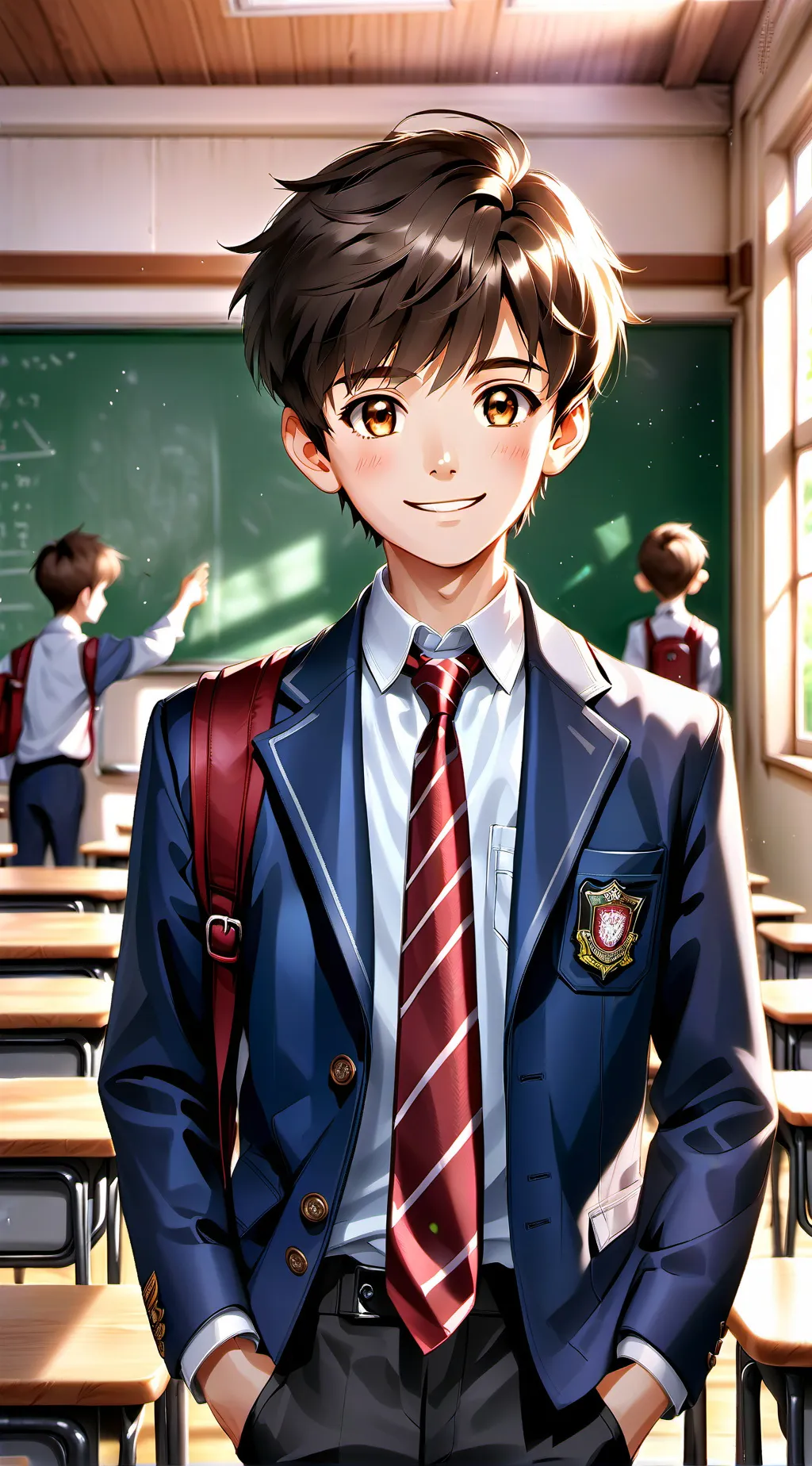 ai character: Felix  background