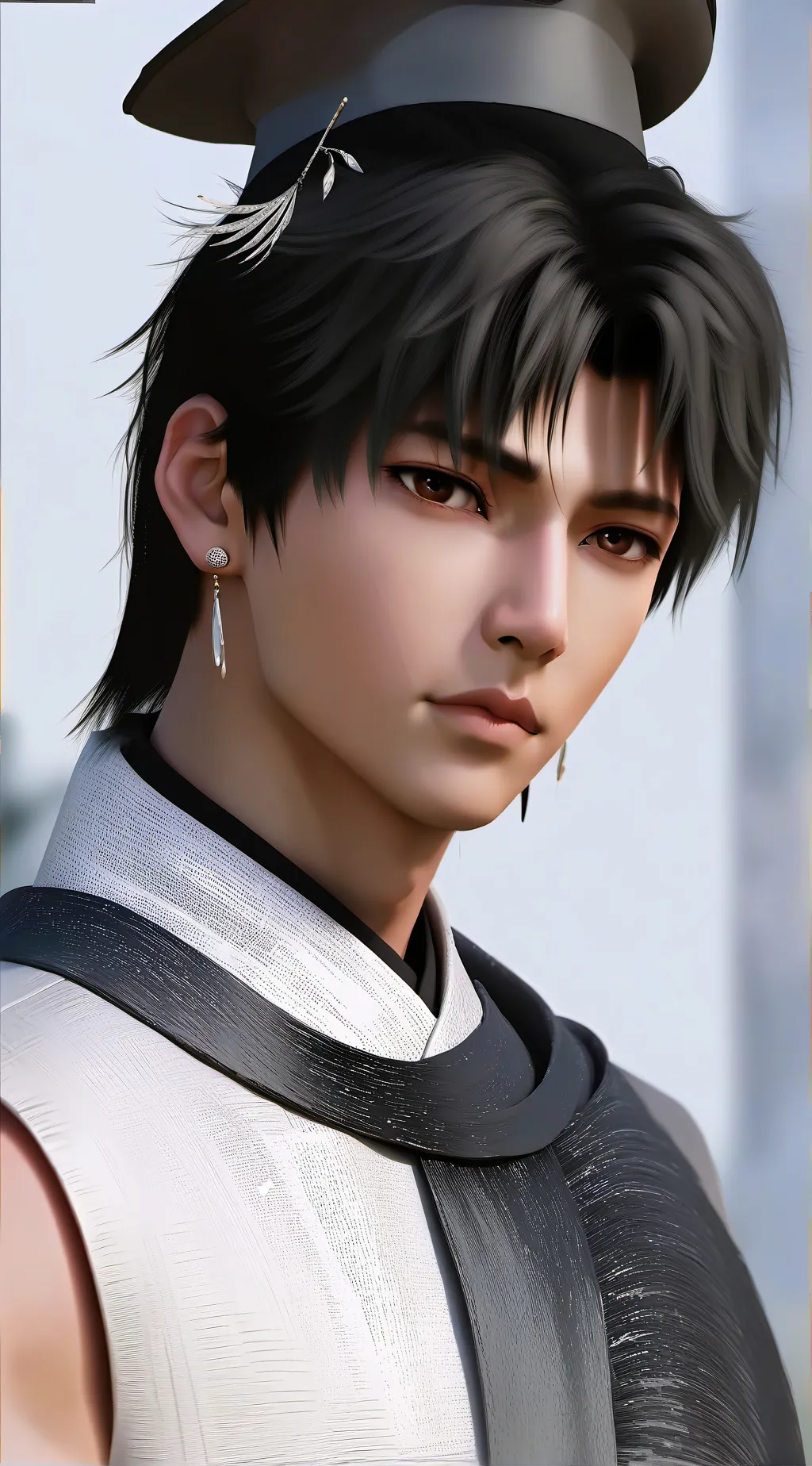 ai character: Saja BOYS background