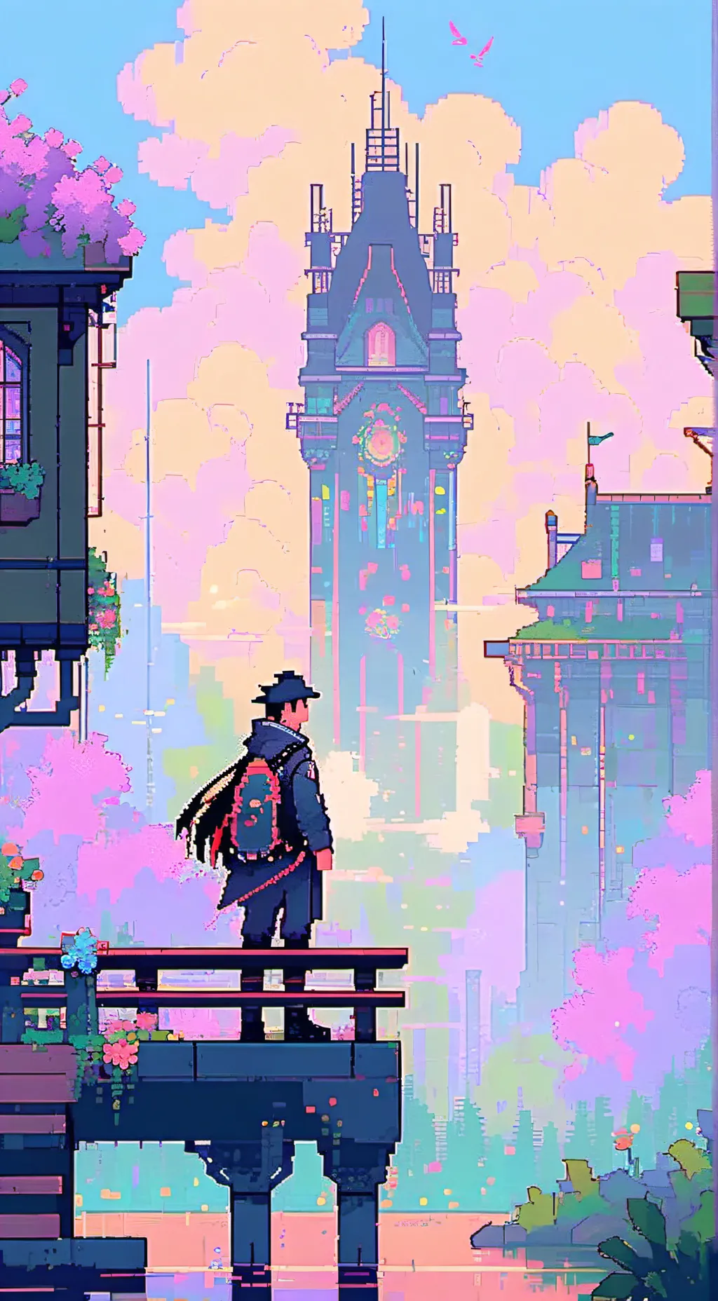 ai character: Fur&Feathers🐈🦆 background