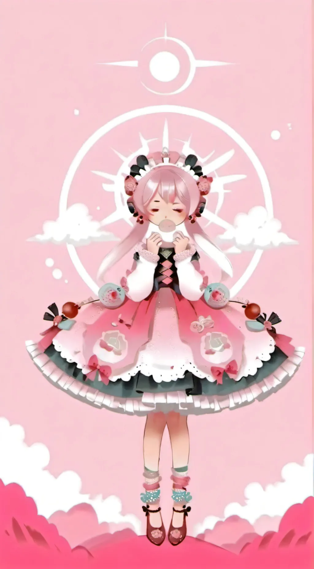 ai character: chilling background