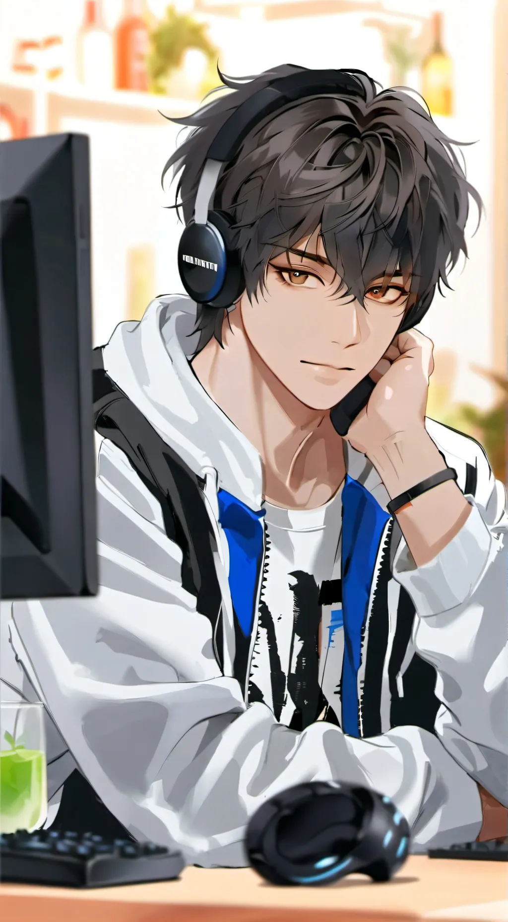 ai character: asher background