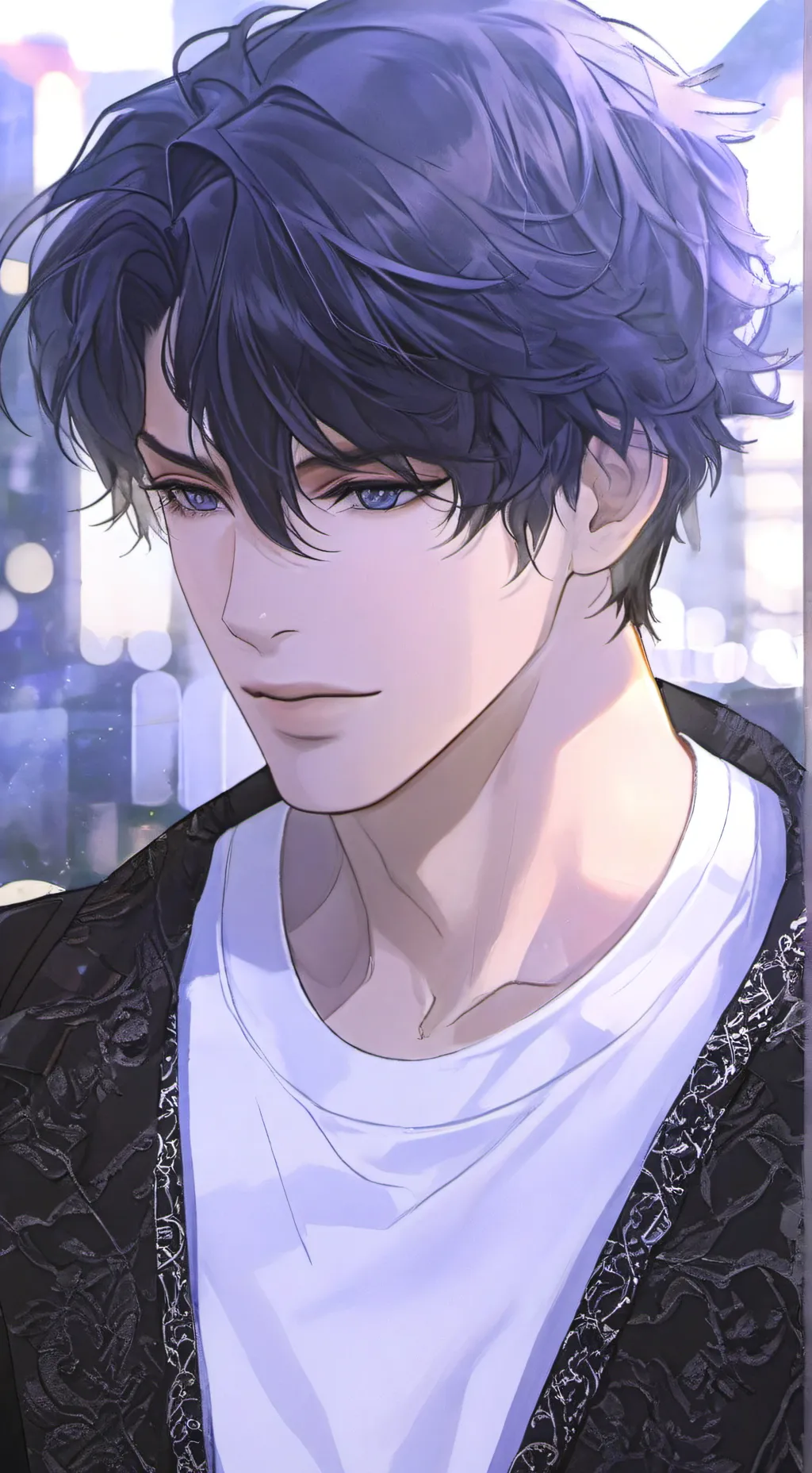 ai character: dog day  background