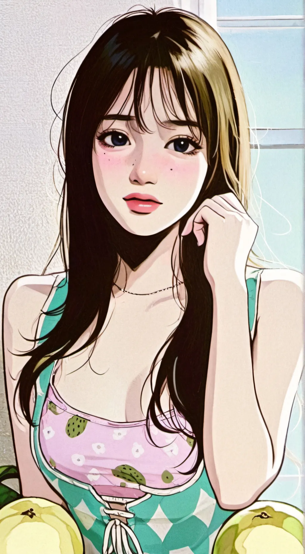 ai character: luna background