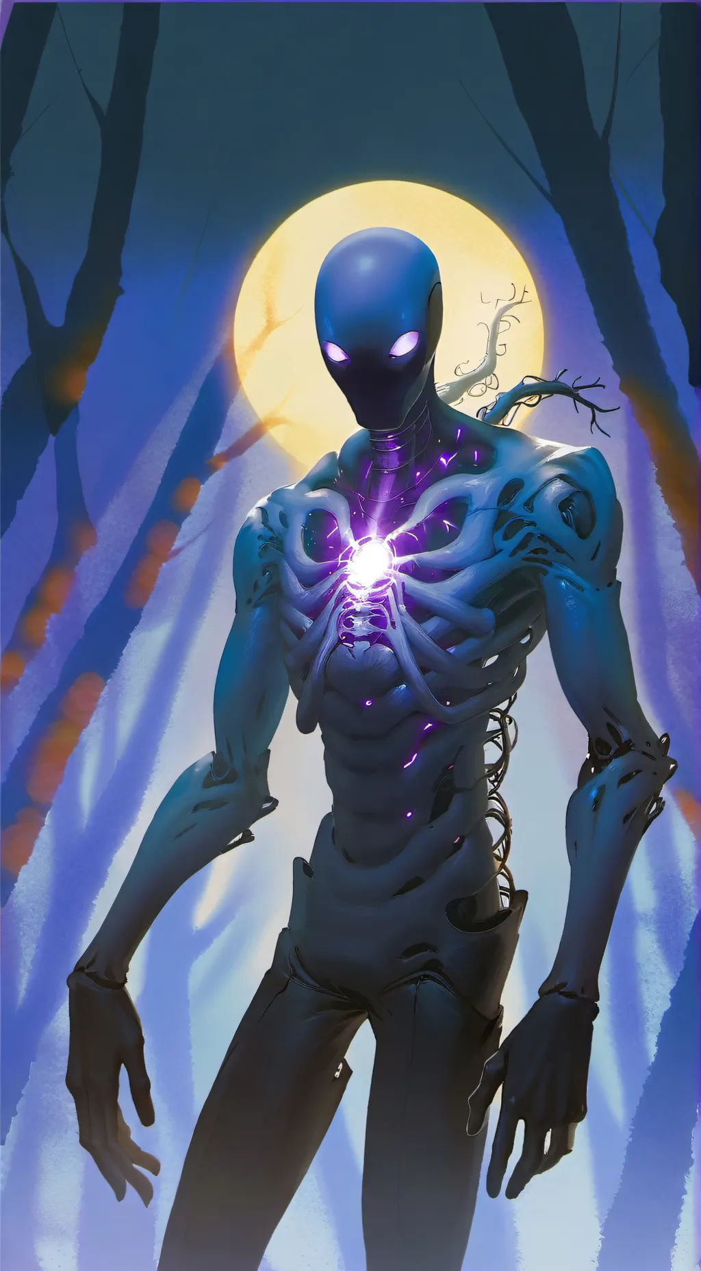 ai character: Human transforming background