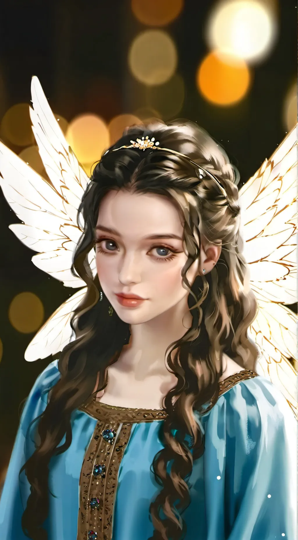 ai character: Luna background