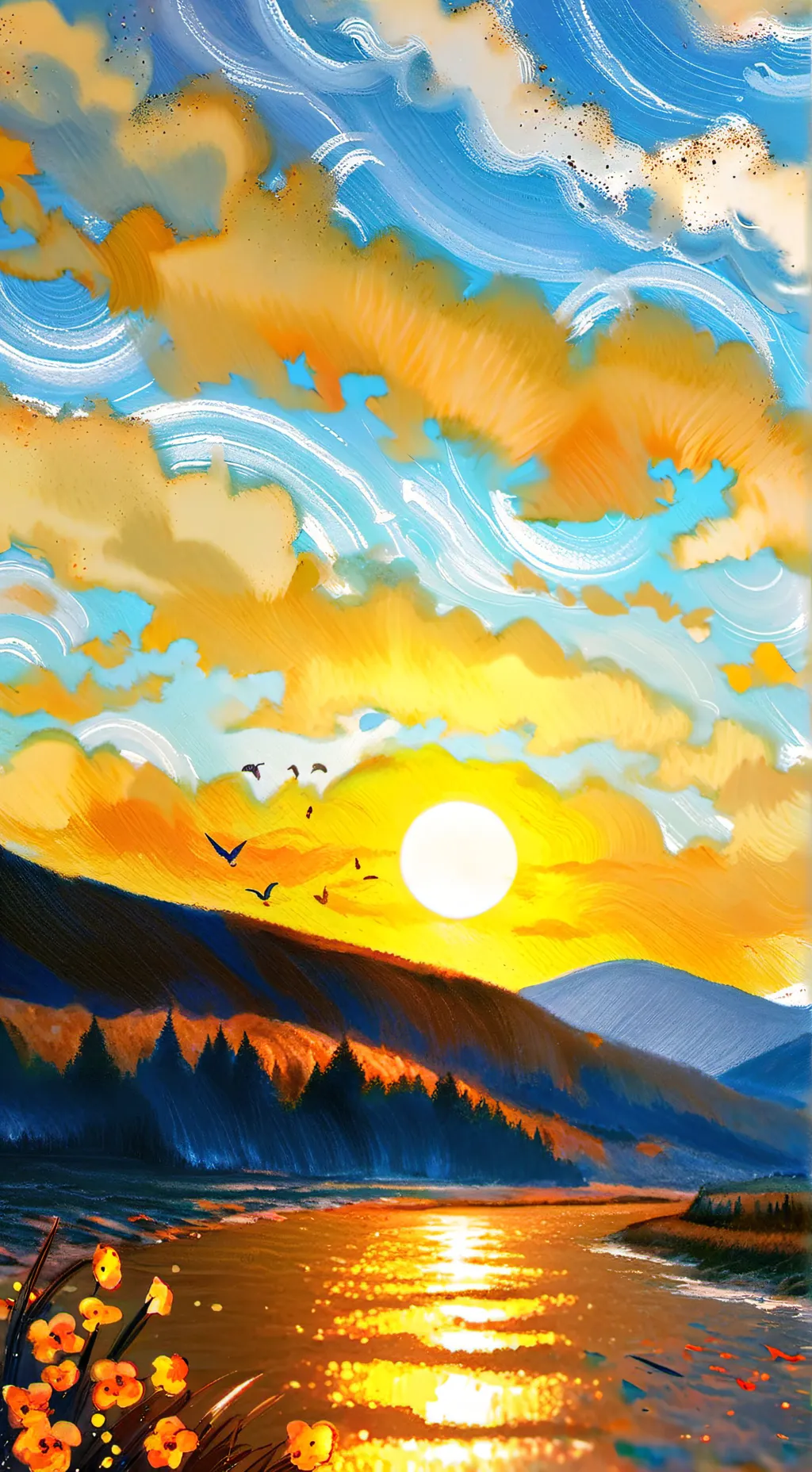 ai character: Gente feliz año :D background