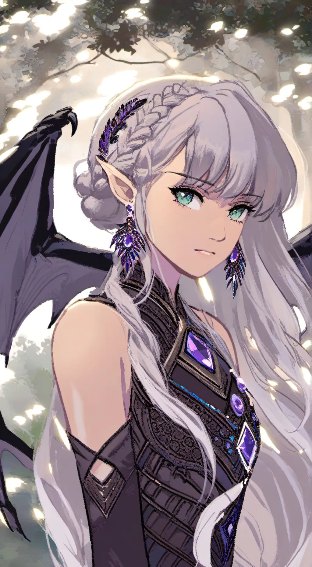 ai character: Ravendal Feuerauge background