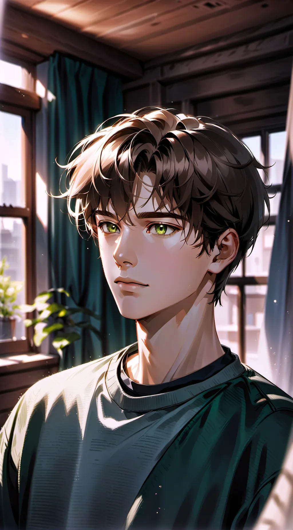 ai character: ♪” SAM ★“ background