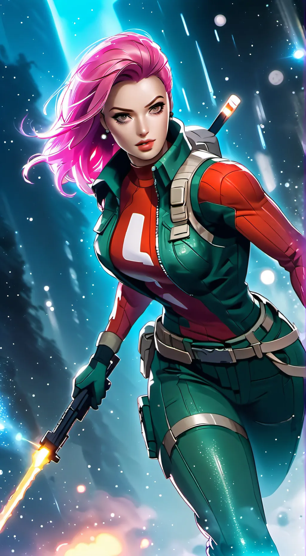 ai character: Lisa raggio gi joe background