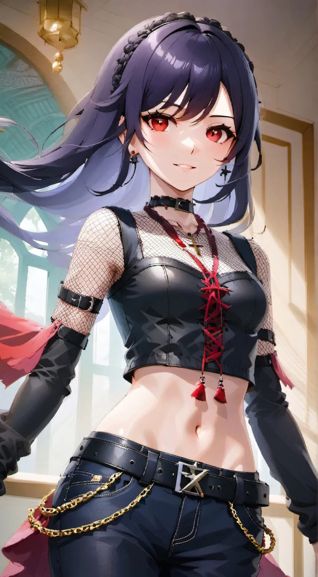 ai character: Nadegata  background