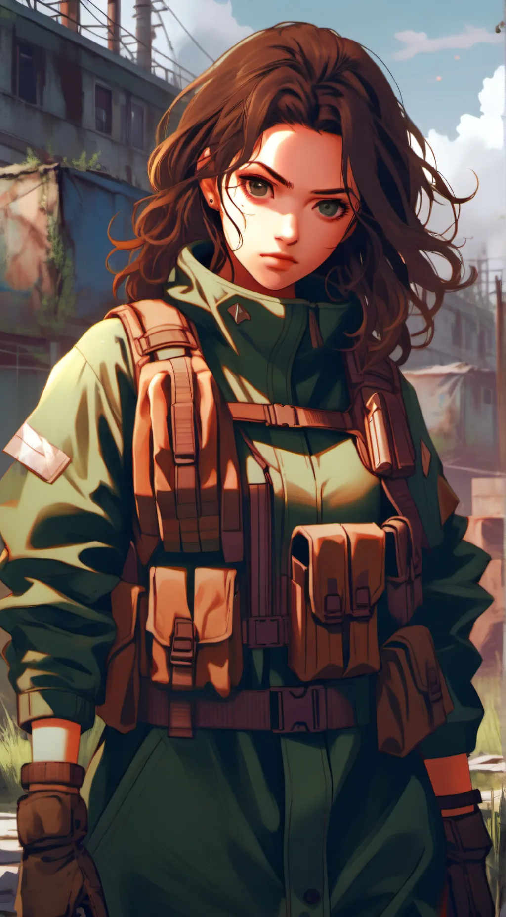 ai character: Аня background