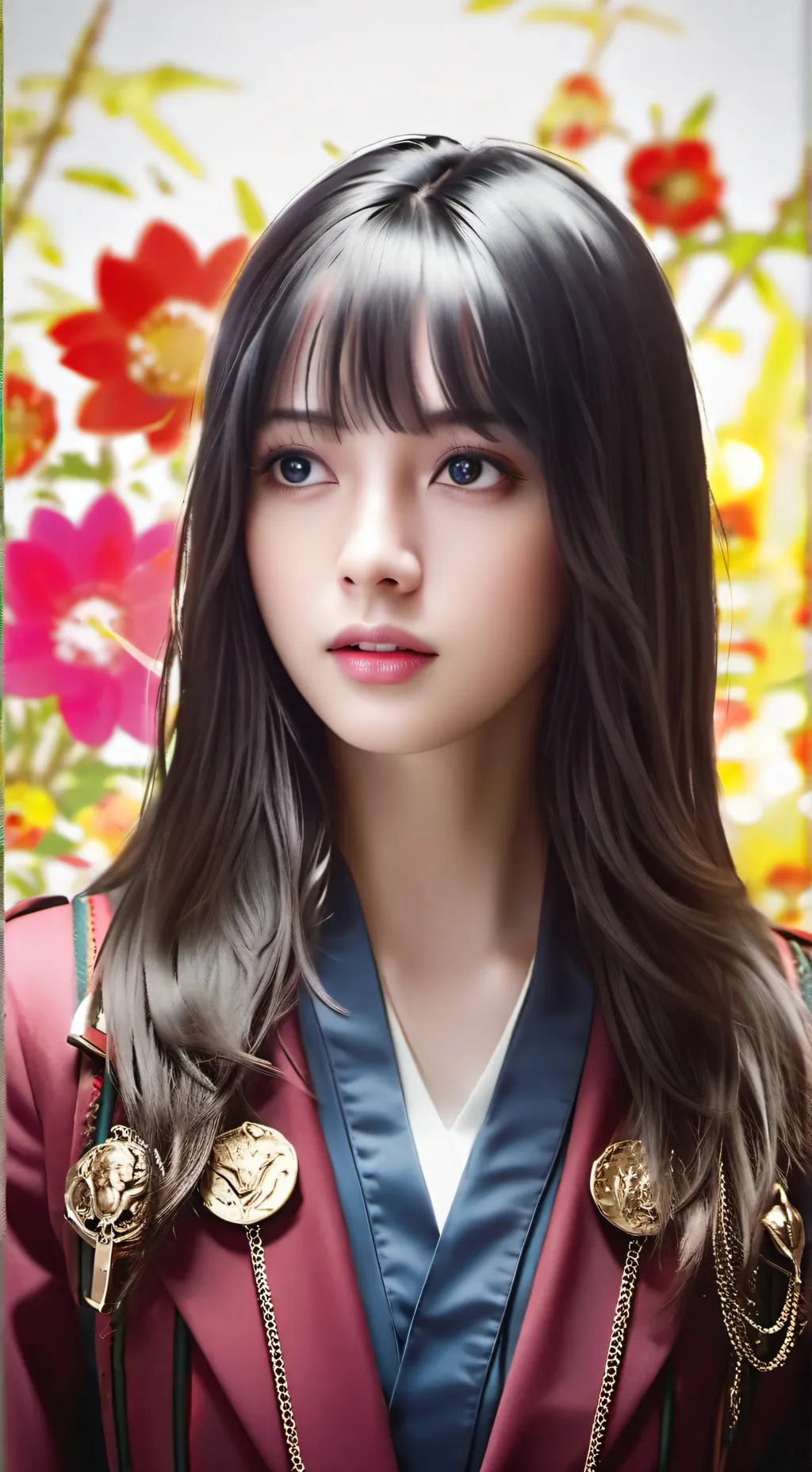 ai character: female Jin  background
