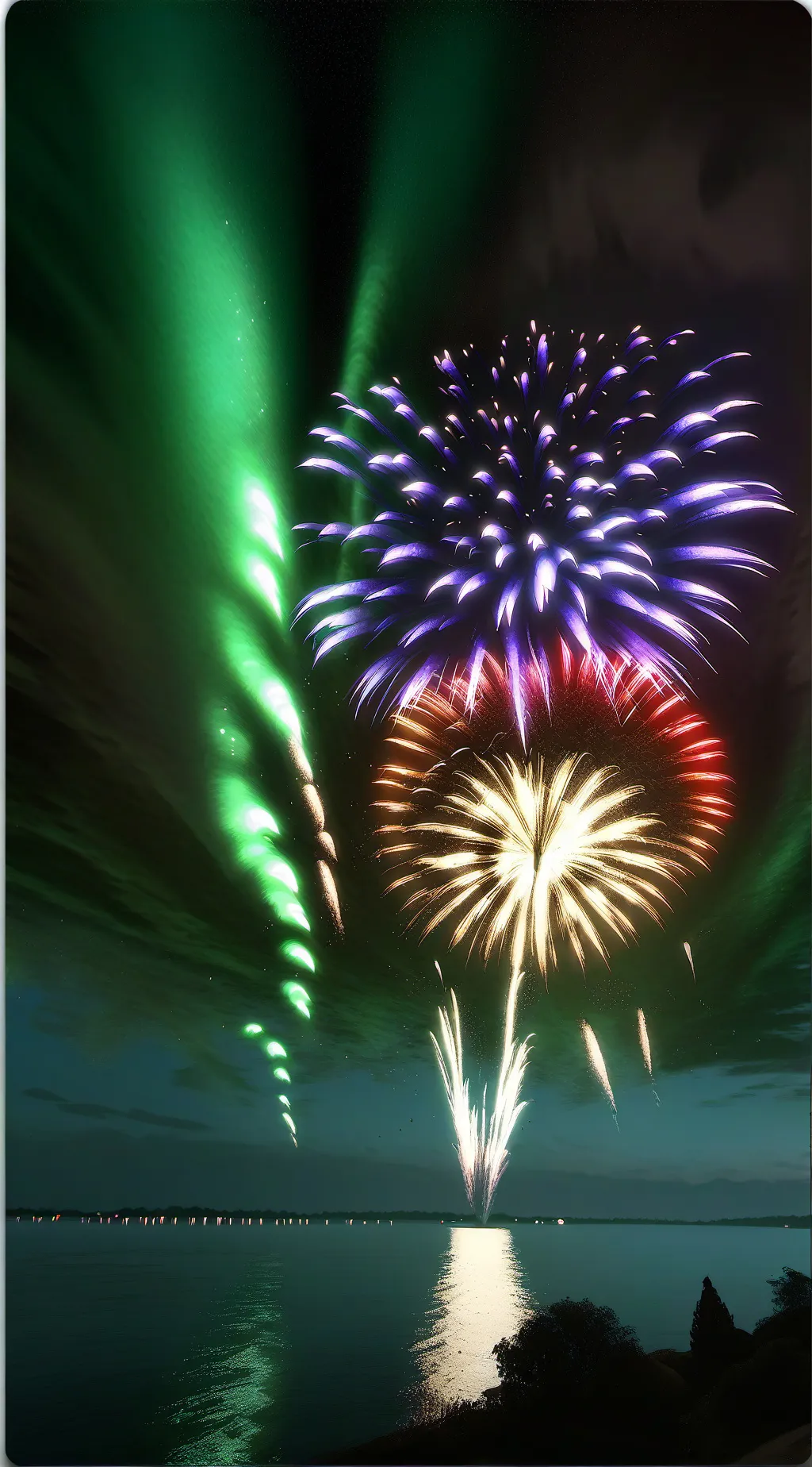 ai character: hh new year's 🎉🥳🎆 background