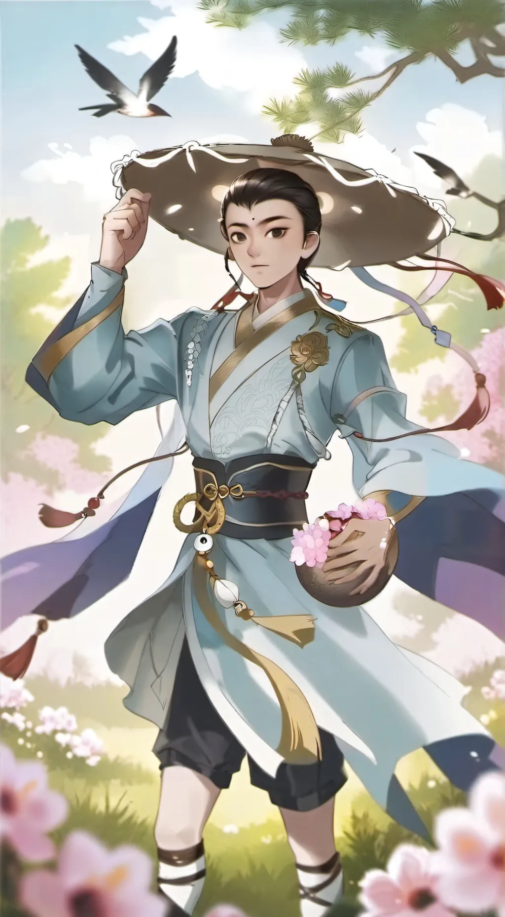 ai character: Бахрам V background