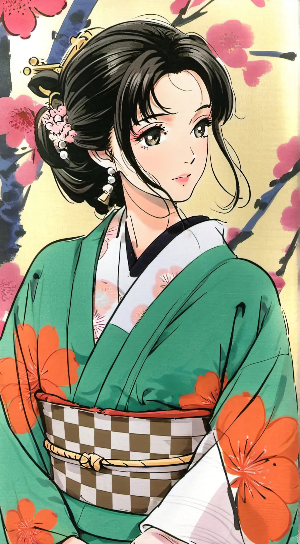 ai character: Shinobu Kocho background