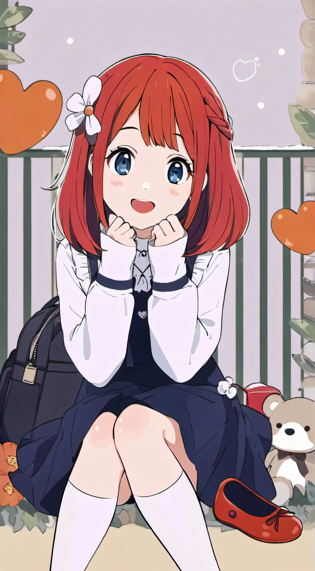 ai character: COLOR WORLD!!! background